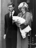 Buy Prince Harry with His Parents Leaving St Mary's Hospital Paddington Where He Was Born at AllPosters.com
