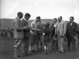 The Duke of York Evan Williams and F Hodges May 1924 at a Golf Tournament
