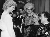 Dancer Wayne Sleep Meets Princess Diana at Palladium Theatre After Woman Golden Jubilee Concert
