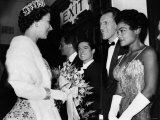Buy The Queen Talking to Bruce Forsythe and Eartha Kitt. November 1958 at AllPosters.com