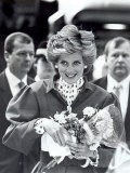 Buy Princess Diana of Wales Arriving at Newcastle Central Station at AllPosters.com
