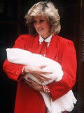 Buy Prince Harry Being Held by His Mother Princess Diana Soon After His Birth at AllPosters.com