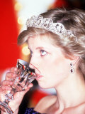 Buy Princess Diana Visits Portugal at Banquet Hosted by the President at AllPosters.com