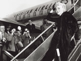Marilyn Monroe Boards Airplane, New York, c.1956