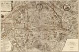Plan de la Ville de Paris, 1715