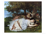 Buy Ladies on a River Bank at AllPosters.com