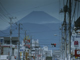 The View of Mt. Fuji is Obscured By Urban Sprawl