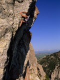 Buy Rock Climber on 'Mean Streak, a Difficult Crag Near Bozeman Pass at AllPosters.com