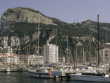 Buy Sailboats Moored in Gibraltar Bay at AllPosters.com