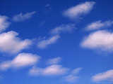 Cumulus Clouds in a Late Summer Sky Photographic Print