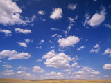 Cumulus Clouds Boiling Over a Wyoming Prairie in Late Summer Photographic Print