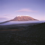 Buy View of Snow-Capped Mount Kilimanjaro From Mawenzi Tarn at AllPosters.com