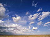 Cumulus Clouds Above Grasslands During the Short Rainy Season Photographic Print