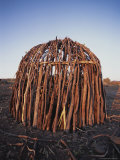 Buy Shelter Made Out of Sticks by the Himba Tribespeople of Namibia at AllPosters.com