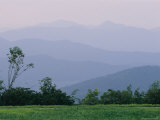 Buy Sunset on the Mountains Looking West From the Blue Ridge Parkway at AllPosters.com