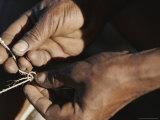 Buy San Bushman Ties a Knot in His Snare at AllPosters.com