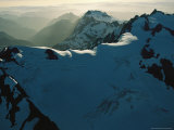 Mount Olympus and Other Snow-Capped Peaks in the Olympic Mountains