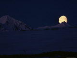 Buy Moonrise over Sable Pass in Denali National Park at AllPosters.com
