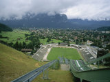 Olympic Runs and Stadium From the 1936 Winter Games