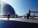 Buy City Hall and Tower Bridge Reflected in Building Window at AllPosters.com