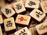 Overhead of Mahjong Pieces