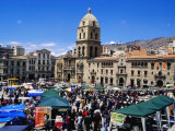 Buy Iglesia De San Francisco in Plaza San Francisco at AllPosters.com