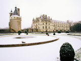Chateau De Chenonceau under Snow