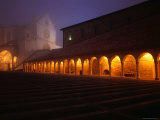 Buy Basilica Di San Francesco in Fog at Night at AllPosters.com