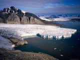 Buy Floating Glacier Blomstrandbreen View from Nordvagfjellet, Blomstrand at AllPosters.com