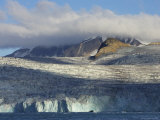 Buy Midnight Sun on Glacier, Clouds and Mountains at Bear Fjord at AllPosters.com