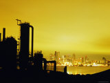 Buy Ruins of Seattle Gas Light Company at Gasworks Park with Downtown and Lake Union in Background at AllPosters.com