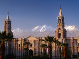 Buy Arequipa Cathedral and Chachani Volcano at AllPosters.com