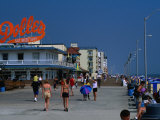 People on Rehoboth Beach Boardwalk