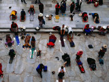 Pilgrims Prostrating, Jokhang Temple, Tibetan Old Quarter