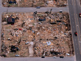Buy Aerial of Aftermath of Tornado on 4th May 2007 at Greensborough, Kiowa County at AllPosters.com