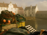 Harbour on Sunny, Foggy and Icy Morning