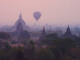 Buy Hot Air Balloons Floating Above the Temples at AllPosters.com