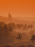 Vizhimjam Village Church, South of Kovalam, in Early Morning Haze