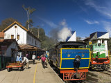 Steam-Powered Miniature Train at Coonoor Station