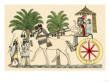 Assyrian King in His Chariot Returning from Battle