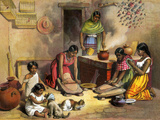 Mexican Women Making Tortillas, 1800s