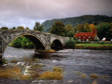 Ancient Stone Bridge in Llanwrst, Conwy