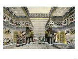 Reception Hall of an Assyrian Palace in Ancient Mesopotamia