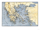 Map of Ancient Greece and its Colonies