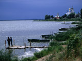 Lake Nero, Monastery of St Jacob in Background Photographic Print