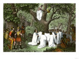 Buy Druid Priests Gathering Mistletoe, Observed by Roman Soldiers at AllPosters.com