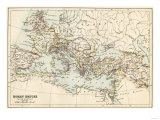 Map of the Roman Empire in the Third Century