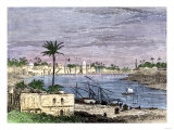 Baghdad Straddling the Tigris River
