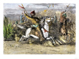 Genghis Khan Leading the Mongols