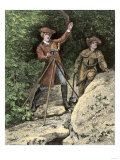 Buy Young George Washington Working as a Surveyor in Virginia at AllPosters.com